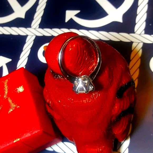 2 carat cz diamond ring size 7 - Picture 5 of 6